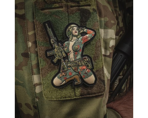 M-TAC НАШИВКА TACTICAL GIRL №1 ЯКУДЗА PVC MC