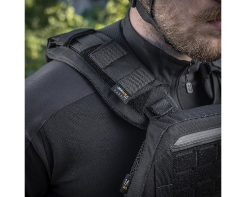 M-TAC ДЕМПФЕР ПЛЕЧЕВОЙ ДЛЯ ПЛИТОНОСКИ CUIRASS QRS BLACK