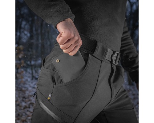 M-TAC БРЮКИ SOFT SHELL WINTER BLACK