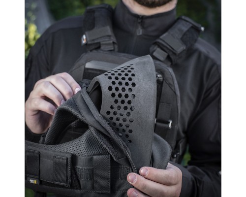 M-TAC ДЕМПФЕР ПЛЕЧЕВОЙ ДЛЯ ПЛИТОНОСКИ CUIRASS QRS BLACK