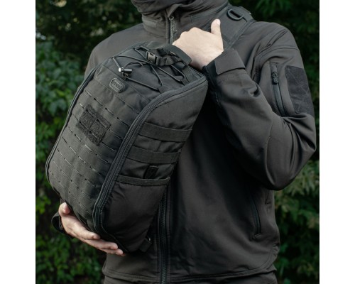 M-TAC РЮКЗАК ОДНОЛЯМОЧНЫЙ ARMADILLO BLACK