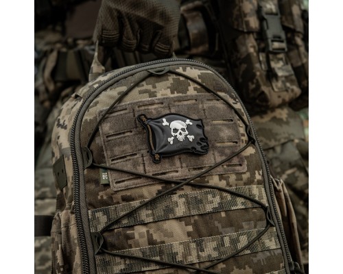 M-TAC НАШИВКА ВЕСЕЛИЙ РОДЖЕР PVC BLACK