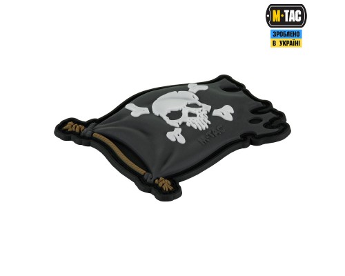 M-TAC НАШИВКА ВЕСЕЛИЙ РОДЖЕР PVC BLACK