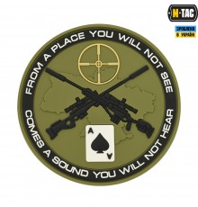 M-TAC НАШИВКА UKRAINIAN SNIPERS ПВХ ОЛИВА