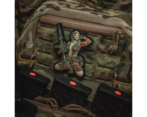M-TAC НАШИВКА TACTICAL GIRL №1 ЯКУДЗА PVC MC