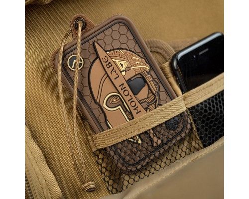 M-TAC НАШИВКА MOLON LABE ACE 3D PVC COYOTE