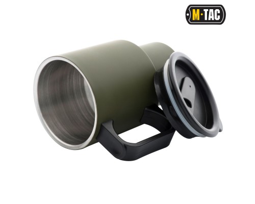 M-TAC ТЕРМОКРУЖКА 450 МЛ. С КРЫШКОЙ ОЛИВА