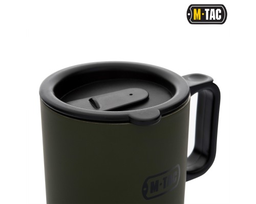M-TAC ТЕРМОКРУЖКА 450 МЛ. С КРЫШКОЙ ОЛИВА