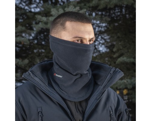 M-TAC ШАРФ-ТРУБА АНАТОМИЧЕСКИЙ С ЗАТЯЖКОЙ POLARTEC DARK NAVY BLUE