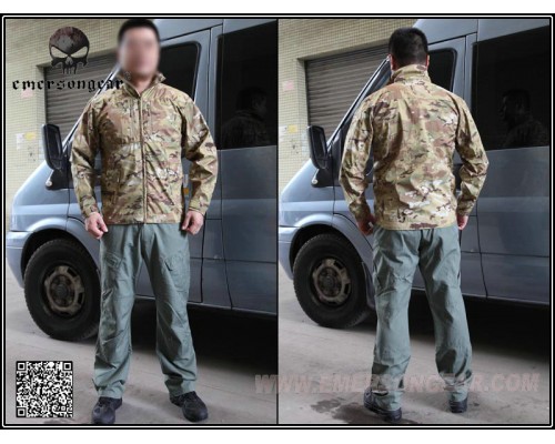 Куртка EmersonGear SoftShell Windbreaker Jacket Multicam