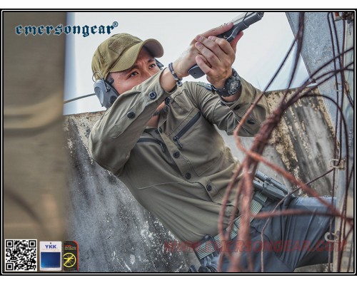 Тактическая рубашка Emersongear Blue Lable Defender Tac-Shirt Olive