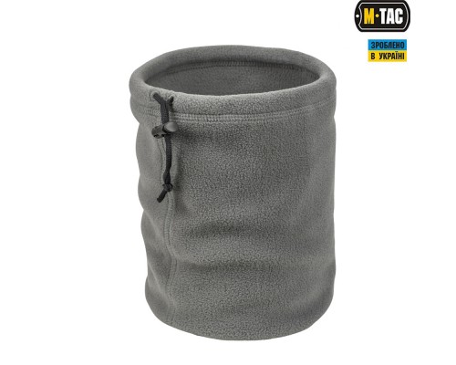M-TAC ШАРФ-ТРУБА С ЗАТЯЖКОЙ ФЛИС (260ГМ2) СЕРЫЙ