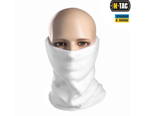 M-TAC ШАРФ-ТРУБА С ЗАТЯЖКОЙ ФЛИС (260ГМ2) БЕЛЫЙ