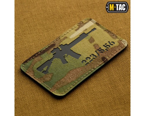 M-TAC НАШИВКА AR-15 2235,56 LASER CUT MULTICAMBLACK