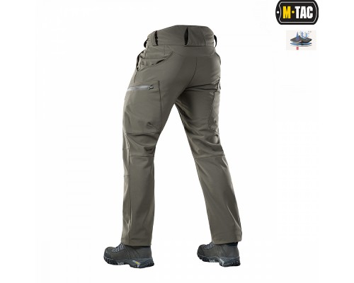M-TAC БРЮКИ SOFT SHELL WINTER OLIVE