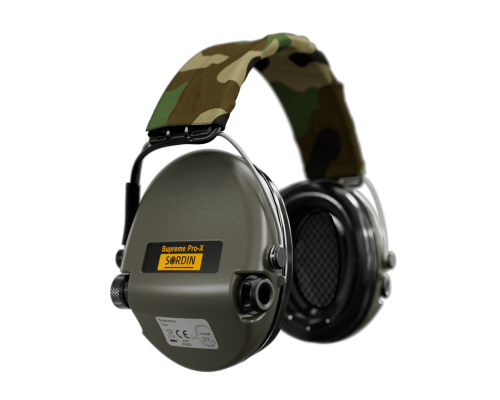 Активные наушники Sordin Supreme Pro-X Green Camo