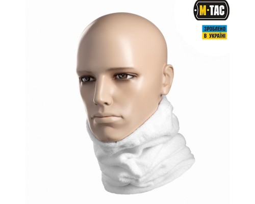 M-TAC ШАРФ-ТРУБА С ЗАТЯЖКОЙ ФЛИС (260ГМ2) БЕЛЫЙ
