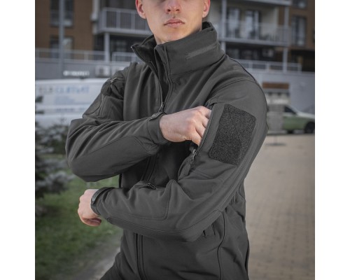 M-TAC КУРТКА SOFT SHELL BLACK