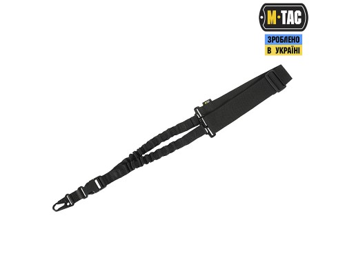 M-TAC РЕМЕНЬ ОРУЖЕЙНЫЙ ОДНОТОЧЕЧНЫЙ ЭЛАСТИЧНЫЙ BLACK