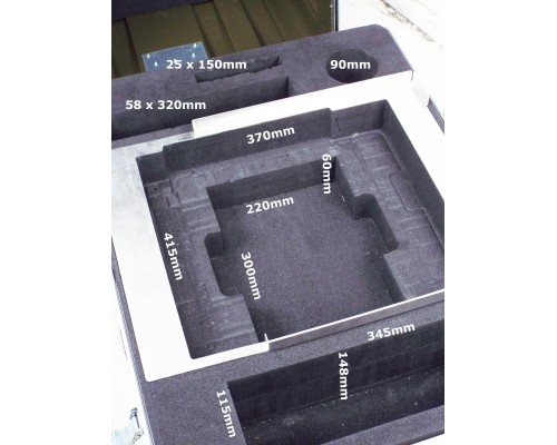 Швейцарский транспортировочный кейс из ABS пластика и алюминия Olive