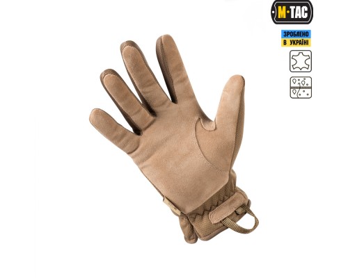 M-TAC ПЕРЧАТКИ SCOUT TACTICAL COYOTE