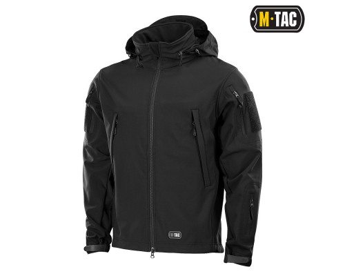 M-TAC КУРТКА SOFT SHELL BLACK