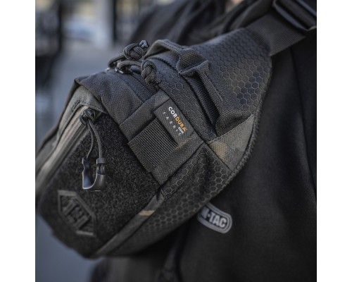 M-TAC СУМКА WAIST BAG ELITE HEX MULTICAM BLACK/BLACK