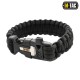 M-TAC БРАСЛЕТ ПАРАКОРД С ИСКРОВЫСЕКАТЕЛЕМ И СВИСТКОМ BLACK