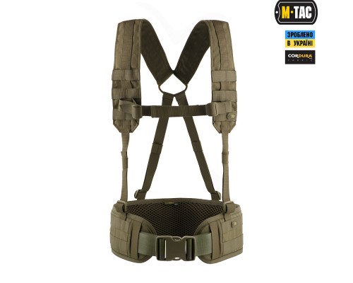M-TAC ПОЯС ТАКТИЧЕСКИЙ С ПЛЕЧЕВЫМИ РЕМНЯМИ SCOUT OLIVE