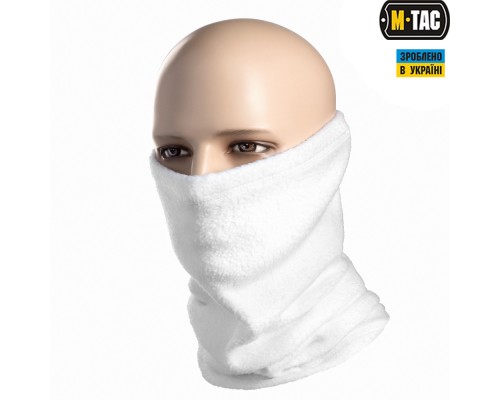 M-TAC ШАРФ-ТРУБА С ЗАТЯЖКОЙ ФЛИС (260ГМ2) БЕЛЫЙ