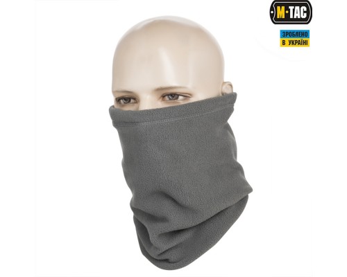 M-TAC ШАРФ-ТРУБА С ЗАТЯЖКОЙ ФЛИС (260ГМ2) СЕРЫЙ