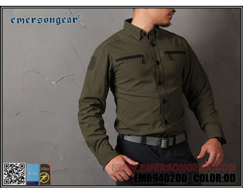 Тактическая рубашка Emersongear Blue Lable Defender Tac-Shirt Olive