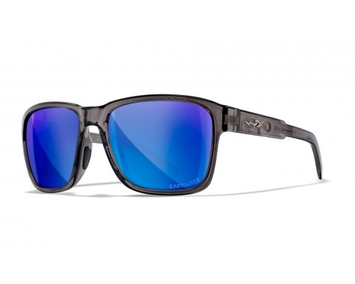 Очки WILEY X TREK CAPTIVATE™ Polarized Blue Mirror Gloss Crystal Dark Grey