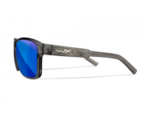 Очки WILEY X TREK CAPTIVATE™ Polarized Blue Mirror Gloss Crystal Dark Grey