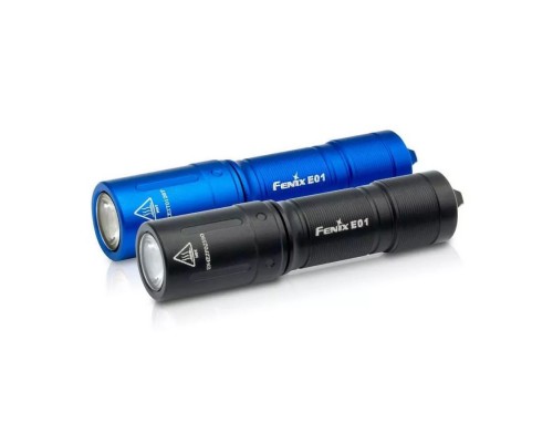 Фонарь Fenix E01 V2.0, черный