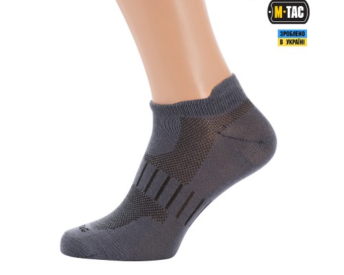 M-TAC НОСКИ СПОРТИВНЫЕ ЛЕГКИЕ DARK GREY
