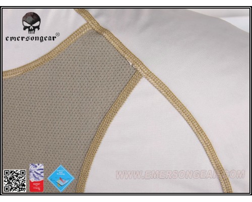 Футболка EMERSON Skin Tight Base Layer Camo Running V Shirts Atacs FG