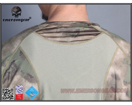Футболка EMERSON Skin Tight Base Layer Camo Running V Shirts Atacs FG