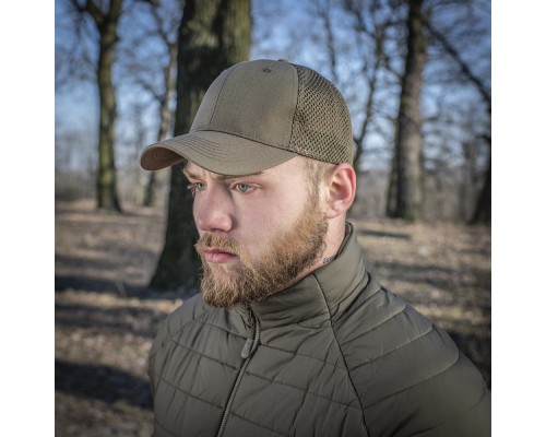 M-TAC БЕЙСБОЛКА С СЕТКОЙ FLEX РИП-СТОП DARK OLIVE