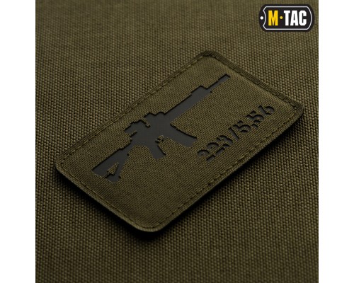 M-TAC НАШИВКА AR-15 2235,56 LASER CUT RANGER GREENBLACK