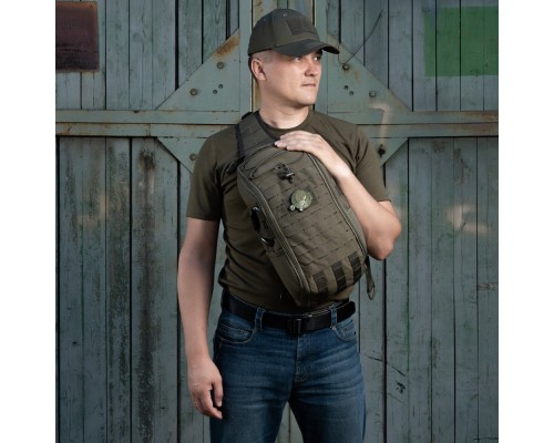 M-TAC РЮКЗАК ОДНОЛЯМОЧНЫЙ ARMADILLO RANGER GREEN