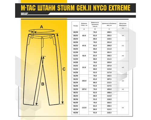 M-TAC БРЮКИ STURM GEN.II NYCO EXTREME RANGER GREEN