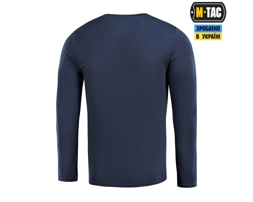 M-TAC ФУТБОЛКА ДЛИННЫЙ РУКАВ 93/7 DARK NAVY BLUE