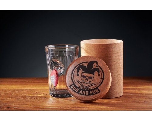 Граненный стакан с блесной