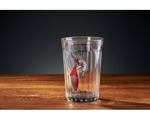 Граненный стакан с блесной