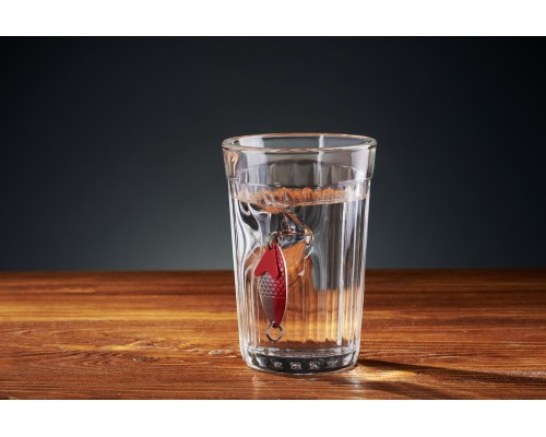 Граненный стакан с блесной