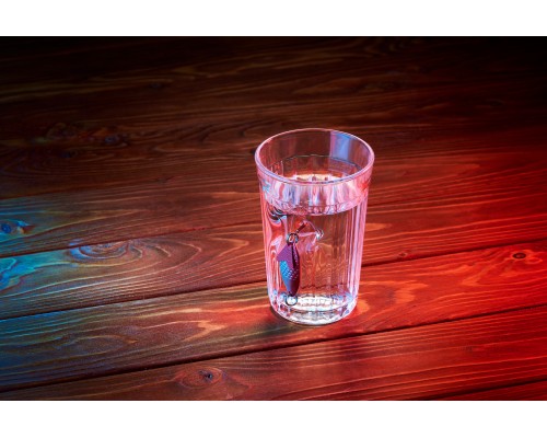 Граненный стакан с блесной