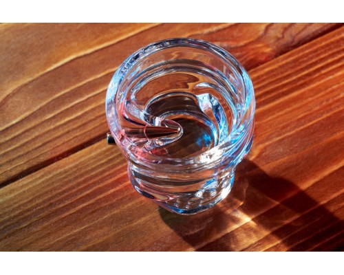 Набор 6 рюмок-череп с застрявшей пулей