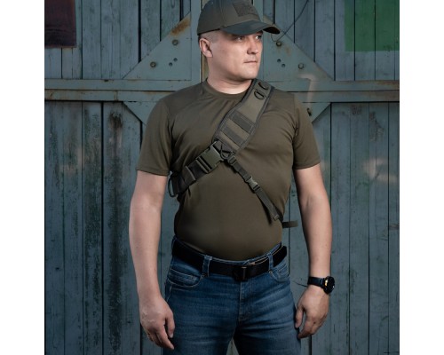 M-TAC РЮКЗАК ОДНОЛЯМОЧНЫЙ ARMADILLO RANGER GREEN