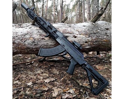 Длинное цевье для АК с креплениями M-Lok CROOK CRC 1U004 Forest Green, Coyote Tan, Armor Black